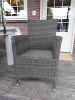 4 Wicker tuinstoelen met kussens - Intratuin, Tuin en Terras, Ophalen, Gebruikt, Wicker