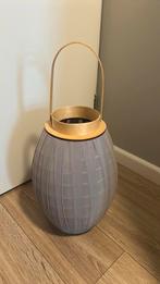 Lantaarn, Ophalen, Zo goed als nieuw, Grijs, Hout