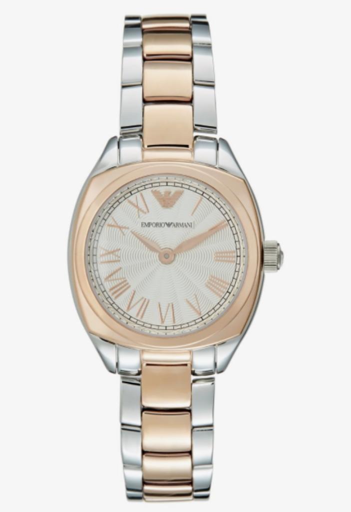 Emporio Armani dames horloge polshorloge goud zilverkleurig, Sieraden, Tassen en Uiterlijk, Horloges | Dames, Nieuw, Polshorloge