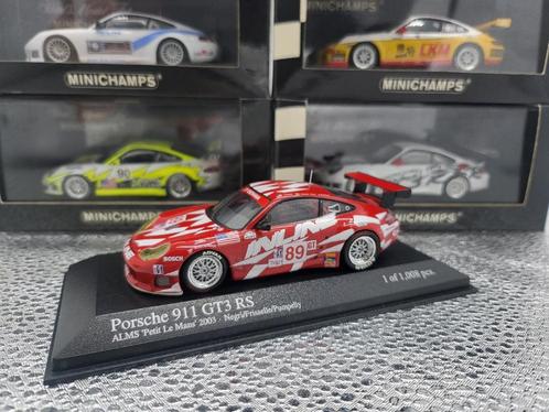 Minichamps Porsche 911 GT3 RS ALMS 2003 1:43, Hobby en Vrije tijd, Modelauto's | 1:43, Nieuw, Auto, MiniChamps, Ophalen of Verzenden