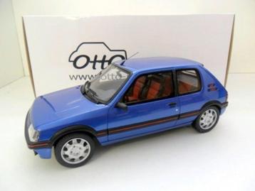 Peugeot 205 GTI 1.9 1990 Bleu Ottomobile G041 NEW OVP 1/12  beschikbaar voor biedingen