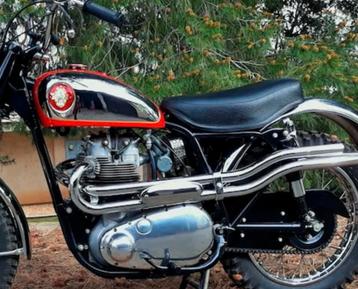 Gezocht: kort zadel BSA A10 SPITFIRE beschikbaar voor biedingen
