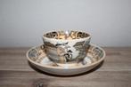 Antiek kommetje en schoteltje Sana- Regout, Antiek en Kunst, Antiek | Servies los, Ophalen of Verzenden