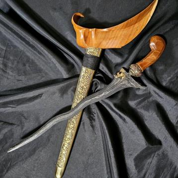 Keris Singo Barong 5 Luk Wahyu Tumurun Ladrang Solo KNL38 beschikbaar voor biedingen