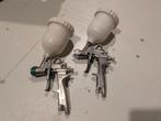 2x Walcom slim verfspuitpistool 2.5mm 2.2mm, Auto diversen, Ophalen of Verzenden