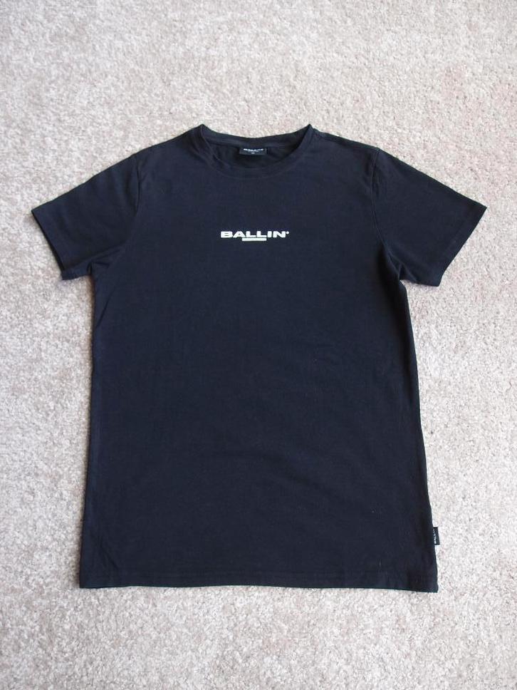 Stoer Ballin' jongens heren shirt korte mouw maat XS, Kleding | Heren, T-shirts, Zo goed als nieuw, Maat 46 (S) of kleiner, Zwart