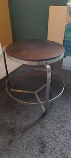 Design bijzettafel, Ophalen, Zo goed als nieuw, Rond, Minder dan 55 cm