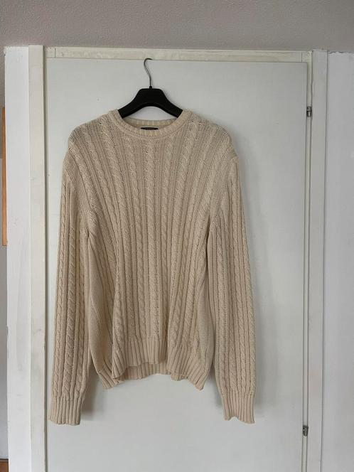 Burberry Knitted Trui Beige - maat L, Kleding | Heren, Truien en Vesten, Zo goed als nieuw, Maat 52/54 (L), Beige, Ophalen of Verzenden