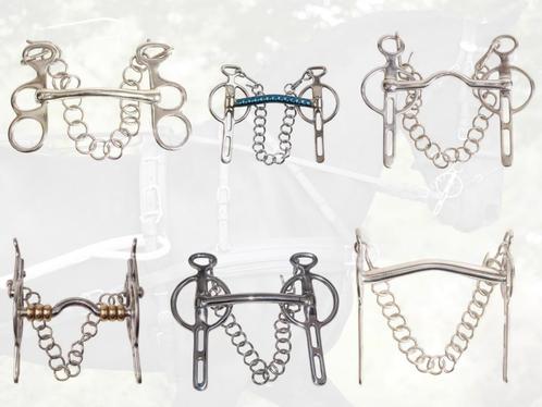 Groot assortiment menbitten voor uw paard of pony., Dieren en Toebehoren, Paarden en Pony's | Hoofdstellen en Tuigage, Nieuw, Ophalen of Verzenden