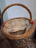 Brocante  mand  voor garen, paraplu's , speelgoed, Ophalen, Rond, Riet
