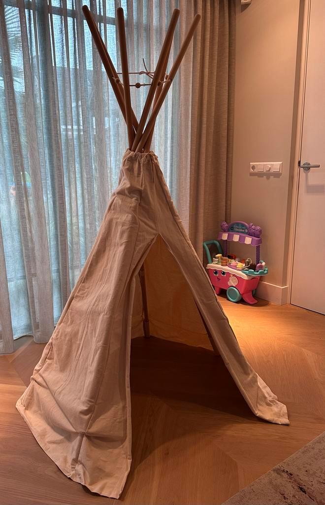 Vilac Tipi Tent - Ecru Kleur, Kinderen en Baby's, Speelgoed | Speeltenten, Zo goed als nieuw, Ophalen