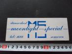 sticker someren dansorkest MOONLIGHT SPECIAL, Verzamelen, Ophalen, Zo goed als nieuw