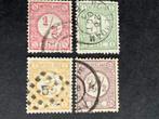 I1A-30-33 Nederland 1872 NVPH 30-33 gestempeld, Postzegels en Munten, Postzegels | Nederland, Ophalen of Verzenden, Na 1940, Gestempeld