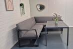 Nette diningset/loungeset/tuinset met eettafel, Ophalen, 5 zitplaatsen, Aluminium, Zo goed als nieuw