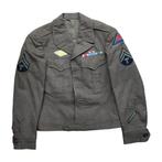 WWII US Ike Jacket 7th Army Bullion Patches, Ophalen of Verzenden, Amerika, Embleem of Badge