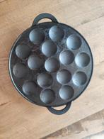 Gietijzeren poffertjespan, Ophalen of Verzenden, Gebruikt, Gietijzer, Koekenpan of Braadpan