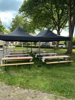 tenten stoelen heaters borden glazen biersets tafel te huur, Ophalen, Nieuw, Overige