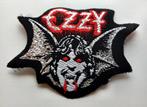 Ozzy Osbourne vrij zeldzame shaped vintage 80's patch 43, Verzenden, Nieuw, Kleding