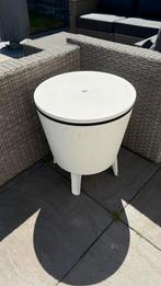 Tuintafel incl ruimte voor ijs/blikjes/bier, Ophalen, Zo goed als nieuw, Rechthoekig