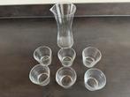 Iittala Kartio karaf + 6 glazen (21 cl), Verzamelen, Glas en Borrelglaasjes, Ophalen, Zo goed als nieuw, Overige typen