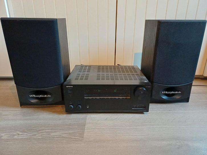 Onkyo NR656 AV-Receiver + Wharfedale Speakers, Audio, Tv en Foto, Versterkers en Receivers, Ophalen
