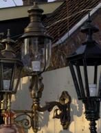 Grote bronzen buitenlamp gevellamp vierkant ea verlichting, Ophalen, Nieuw