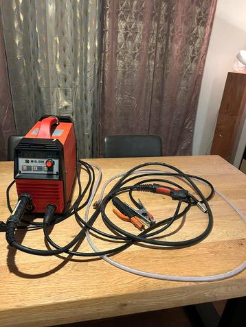 Lasapparaat Mig-200 Weidig Guides met set fles argon 20 l.  beschikbaar voor biedingen