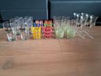 Set glazen jaren 70 vintage bier sap limonade borrel glazen, Verzamelen, Glas en Borrelglaasjes, Ophalen of Verzenden, Zo goed als nieuw