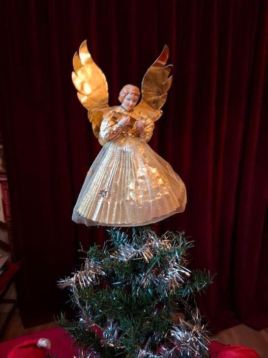 Oude kerst engel als piek., Diversen, Kerst, Ophalen of Verzenden