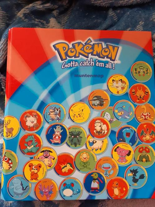 Pokemon munten, Verzamelen, Flippo's, Map, Album of Poster, Met verzamelmap(pen), Ophalen of Verzenden