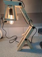 Houten eyecatcher Houten Lamp, Huis en Inrichting, Lampen | Vloerlampen, Nieuw, Ophalen of Verzenden, Minder dan 100 cm, Modern