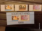 Suriname 1988 Kinderserie + blok., Postzegels en Munten, Postzegels | Suriname, Ophalen of Verzenden, Postfris
