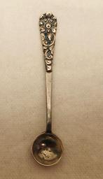 Djokja zilver specerij mosterd of  zoutlepeltje, Ophalen of Verzenden