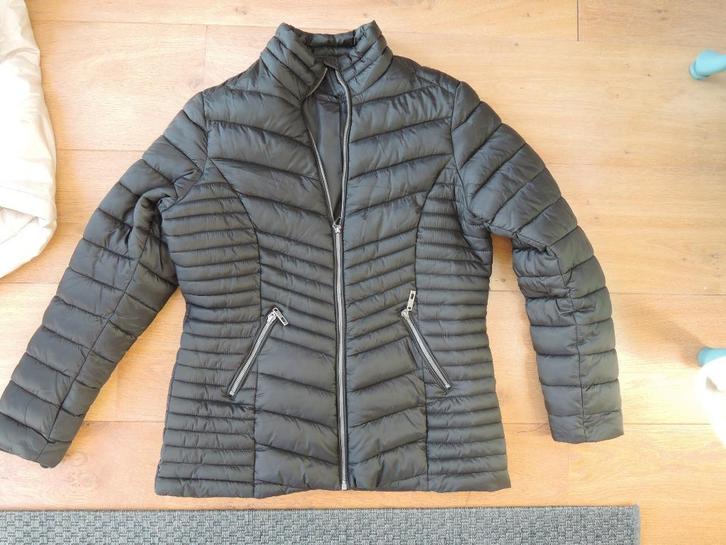 Nieuwe zwarte gewatteerde jas / herfstjas MS mode maat 40, Kleding | Dames, Jassen | Winter, Nieuw, Maat 38/40 (M), Zwart, Ophalen of Verzenden