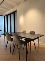 Eettafel met stoelen, Huis en Inrichting, Tafels | Eettafels, 200 cm of meer, 50 tot 100 cm, Rechthoekig, Zo goed als nieuw