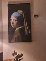 Meisje met de Parel - Leen Bakker 70x100 cm, Huis en Inrichting, Woonaccessoires | Schilderijen, Tekeningen en Foto's, Ophalen