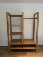 Stijlvolle open garderobekast | eikenfineer | 120x50x180, Huis en Inrichting, Ophalen, Zo goed als nieuw