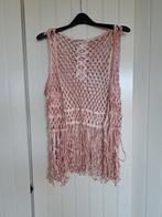 Pastelroze netgilet, mt.M, Maat 38/40 (M), Verzenden, Zo goed als nieuw, Roze