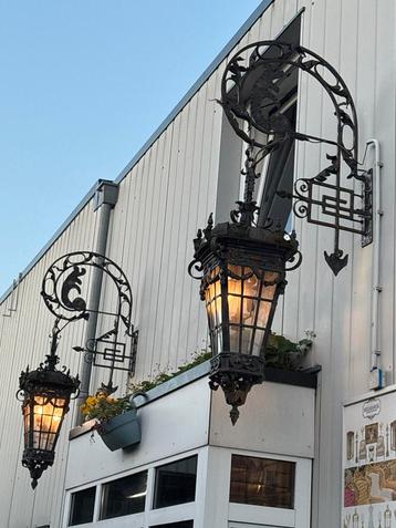 Smeedijzeren Hanglamp met Arm beschikbaar voor biedingen