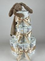 Luiertaart jongen meisje happy horse tut Richie clay beige, Ophalen of Verzenden, Nieuw, Kraamcadeau