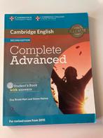 Cambridge English Complete Advanced + CD, Boeken, Ophalen of Verzenden, Zo goed als nieuw, Non-fictie