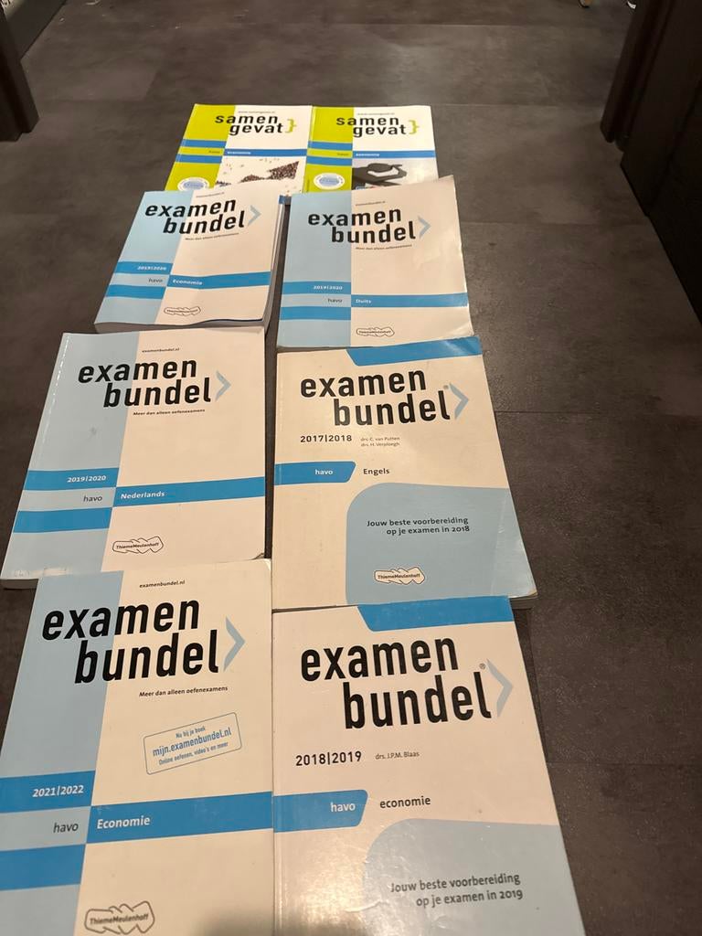 Examen bundels, Ophalen of Verzenden, Zo goed als nieuw, HAVO, Economie