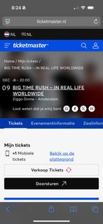 1X BIG TIME RUSH GOLDEN CIRCLE, Tickets en Kaartjes, Drie personen of meer, Maart