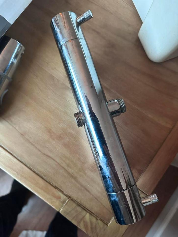 Grohe Thermostaatkraan, Stortdouche & Douchekop, Doe-het-zelf en Verbouw, Sanitair, Gebruikt, Douche, Chroom, Ophalen of Verzenden