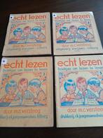 4 oude leesboekjes ' echt lezen ", Boeken, Schoolboeken, Gelezen, M.C. Versteeg, Ophalen of Verzenden, Nederlands