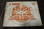Yamaha DT125  LC 1982 motorcycle service manual handbuch, Ophalen of Verzenden, Yamaha