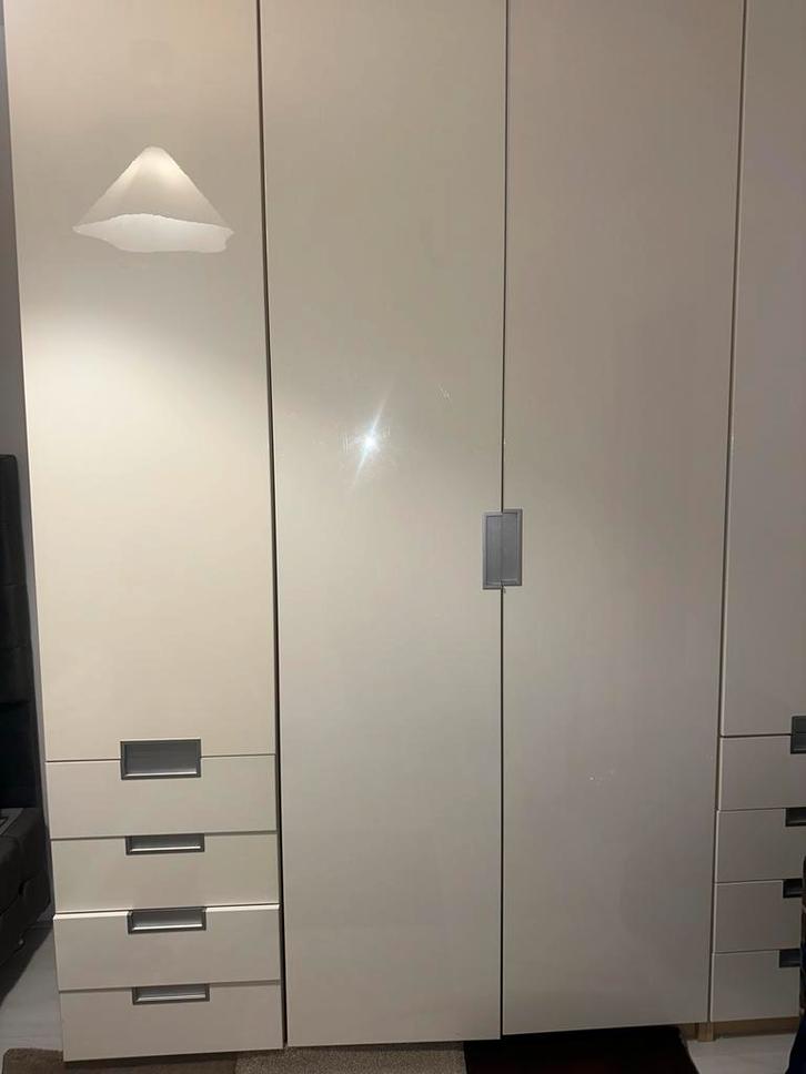 Twee Ikea Pax deuren hoogglans wit 50x229 cm, Huis en Inrichting, Kasten | Kledingkasten, Gebruikt, 200 cm of meer, 50 tot 100 cm