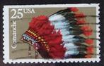 USA  Indian War Bonnet - Comanche, Postzegels en Munten, Postzegels | Amerika, Verzenden, Noord-Amerika