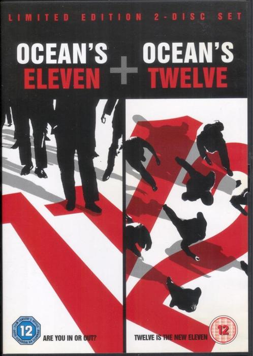 Ocean's Eleven + Ocean's Twelve, Cd's en Dvd's, Dvd's | Klassiekers, Gebruikt, 1980 tot heden, Verzenden