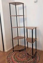 Wood corner shelf set (2 pieces), Ophalen, Zo goed als nieuw